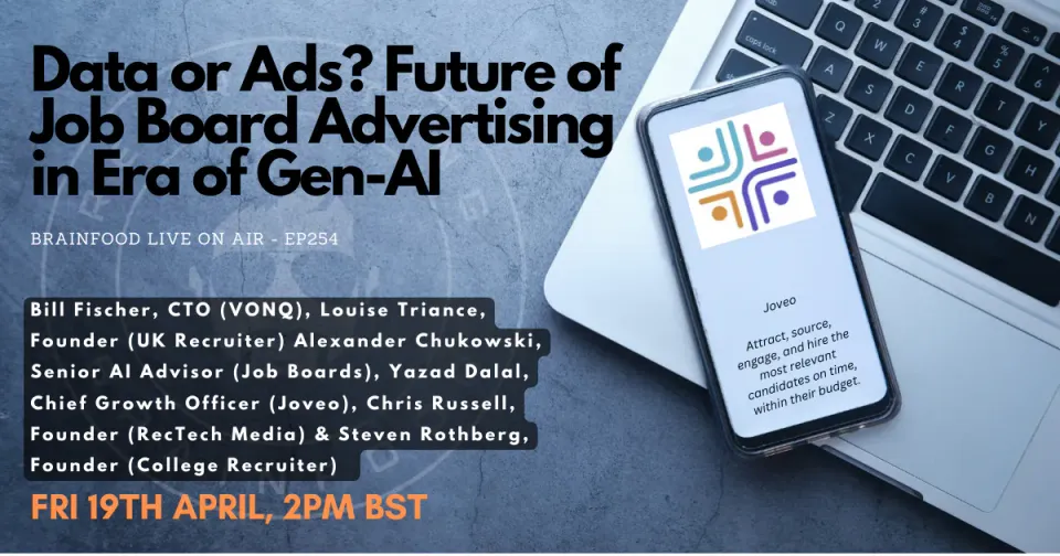 Live Event: Data or Ads? Future of Job Board Advertising in the Era of GenAI